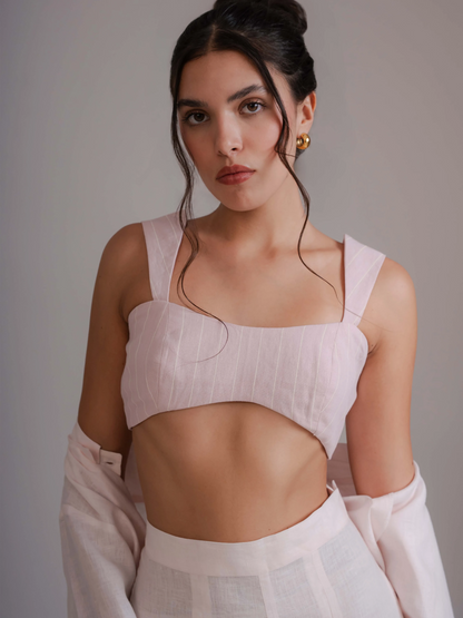 Pink Strap Top